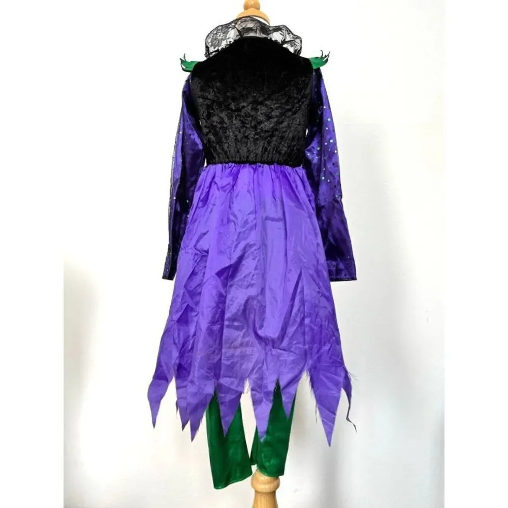 NEW Teetot Toddler Kids 5/6 3-piece Witch Costume